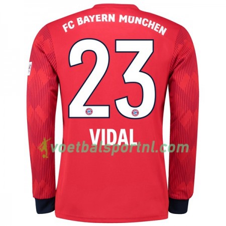 FC Bayern München Vidal 23 Thuis Shirt 2018-19 L/S
